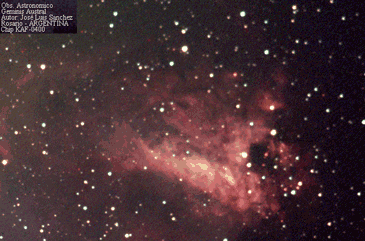 Nebulosa Omega en Sagitario